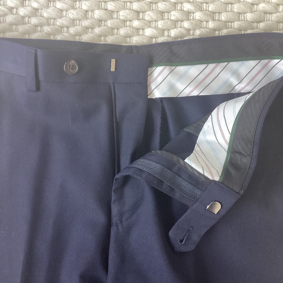 Lauren Ralph Lauren 20R 30" W 30.5”L Boys Navy Poly Rayon Dress Suit Pants EUC - Picture 3 of 4